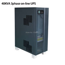 Low Frequency Online UPS 40KVA/32KW Uninterrupted Power Supply 384VDC to Three Phase 380VAC Output Pure Sine Wave 2024 - buy cheap