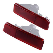 Reflector de parachoques trasero de coche, carcasa de lámpara ABS apta para Mitsubishi Outlander 2003, 2004, 2005, 2006, 1 par 2024 - compra barato