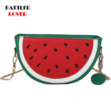 Crossbody Bags for Women Sweet Summer Handbag Cute Fruit Packet Chain Shoulder Totes Ladies Orange Watermelon Messenger Purse 2024 - compre barato