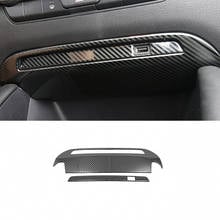 Acessórios para carro mazda 3 2019 2020, adesivo de aço inoxidável para carregamento frontal de carro, interface usb, capa, acabamento, 2 peças 2024 - compre barato