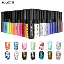 KADS Nail Art Stamping Polish Black White Gold Silver Green Printing Varnish DIY Design for Stamping Plate Color Nails Lacquer 2024 - buy cheap