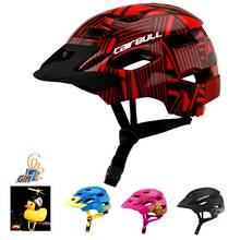 Casco de bicicleta con luz trasera para niños, Protector de seguridad para patinar, bicicleta de montaña 2024 - compra barato