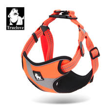 Truelove dog harness guarantee night walking safe reflective strips no pull adjustable Easy to wear off pet vest product TLH5991 2024 - buy cheap