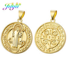 Juya talismã dourado saint sinete, faça você mesmo, pingente de cruz, feito à mão, de natal, reza, cristão, fabricação de jóias 2024 - compre barato