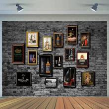 Old Brick Wall Poster Wood Frame Decoration Photo Background Light Baby Portrait Interior Photography Backdrops Photo Studio 2024 - buy cheap