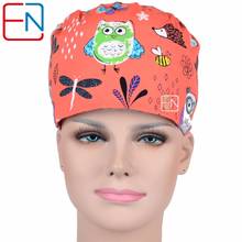 Scrub Caps Scrub Caps For Women Scrub Caps With 3 Sizes To Fit Different Size Head Orange Night Olws Dragon Flows 2024 - buy cheap