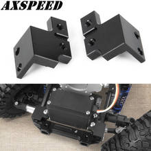 AXSPEED RC Car Front Servo Mount Plate Kit Aluminum Alloy Servo Accessories for 1/10 RC Crawler Axial SCX10 II 90046