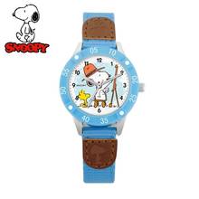 Snoopy novo relógio de pulso infantil para meninos e meninas, pulseira colorida fashion com números arábicos, relógio de quartzo esportivo, design fofo, novo, crianças 2024 - compre barato