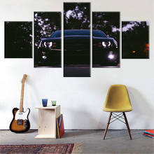 Art Printed Modern Canvas Wall Modular Poster Frame 5 Panel camaro ss lights Decor Living Room Painting 2024 - buy cheap