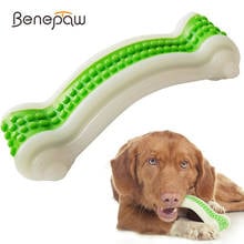 Benepaw Nontoxic Dog Bone Toys Bite Resistant Safe Pet Chew Toy For Small Large Dogs Dental Care Cowhide Taste Puppy Play Game 2024 - buy cheap