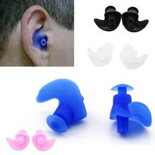 1 Pair Silicone Swimming Earplugs Waterproof Soft Ear Plugs Anti-noise Dust-Proof Diving Water Sports Swimming Accessories 2024 - buy cheap