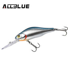 Señuelo de pesca de 70mm, 10g, suspendido, Wobbler, Minnow, profundidad de 1,5-2m, Lucio Artificial, aparejos de cebo 2024 - compra barato