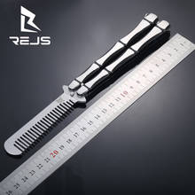 Bamboo Butterfly Knife Practice Knife Butterfly Swing Combing Training Tool Multifunctional Unsharpened Comb Butterfly Knife 2024 - buy cheap