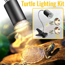 UVA+UVB 3.0 Reptile Lamp Kit with Clip-on Ceramic Light Holder Turtle Basking UV Heating Lamp Set Tortoises Lizard Lighting 220V 2024 - buy cheap