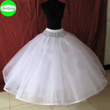 8 Layers No Bone White Tulle Puffy Petticoat Underskirt For Wedding Dress Bride Gown 2021 Jupon Mariage Accessories Enagua 2024 - buy cheap
