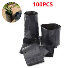 100Pcs/lot Biodegradable Nonwoven Fabric Nursery Plant Grow Bags Seedling Growing Planter Planting Pots Garden Ventilate Bag 2024 - buy cheap