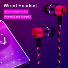 Stereo Wired Earphone In-ear Headset Earbuds Bass Earphones For IPhone Samsung MP3 3.5mm Sport Gaming Headset With Mic 2024 - buy cheap