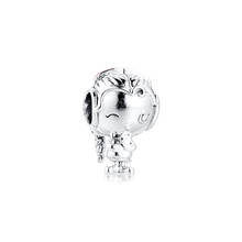 Genuine 925 Sterling Silver Girl Teenager Charm Fits Original Pandora Bracelet Argent Beads for Jewelry Making Kralen Pulseras 2024 - buy cheap