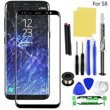 Kit de substituição para lente de vidro frontal externo para samsung galaxy s8 s9 s10 plus 2024 - compre barato