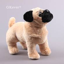 32 x 27 cm Simulation Pug Dog Plush Toys Doll Peluche Stuffed Animals Toys Big Size Home Sofa Decor Sleep Boyfriend Pillow 2024 - buy cheap