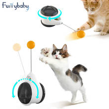 Tumbler Swing Toys for Cats Kitten Interactive Balance Car Cat Chasing Toy With Catnip Funny Pet Products for Dropshipping 2024 - купить недорого