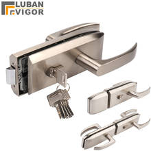 Office glass door Stainless steel handle locks,Frameless glass door high partition lock,single or double door ,easy to install 2024 - buy cheap