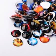 Random Round Photo Mixed Glass Cabochons 20mm 25mm Dome Flatback Jewelry Making Findings 100/200pcs/lot 2024 - buy cheap