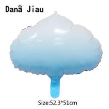 Wedding White Blue Clouds Happy Birthday Party Decoration Foil Balloon BABY SHOWER 100 Days Helium Ball Earth Day Inflate Toy 2024 - buy cheap