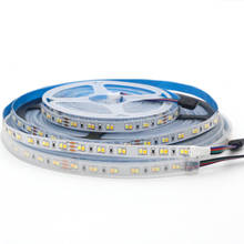 Tira Flexible de luces LED de doble Color, 1m, 5m, 10m, 3528, 2835 CW/WW, doble Color blanco, temperatura ajustable CCT, 24V, 120LED/m 2024 - compra barato