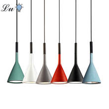 Luzes led suspensas coloridas, para decoração de quarto e sala de estar, lâmpada e27, para restaurante, suspensão