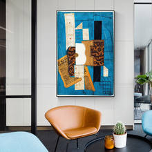 Pintura abstracta famosa de Picasso, carteles e impresiones de figuras geométricas, pinturas en lienzo, imágenes artísticas de pared para decoración de sala de estar 2024 - compra barato
