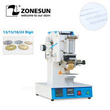 ZONESUN High Frequency Automatic Pneumatic Paper Plastic Leather Logo Embossed Hot Foil Stamping Machine Heat Press Machine 2024 - buy cheap