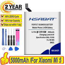 5000mah HSABAT BM22 Mobile Phone Batteries For Xiaomi 5 M5 Mi5 MI 5 Battery 2024 - buy cheap