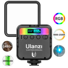 Luz de vídeo RGB Ulanzi VL49, luz LED recargable para cámara, CRI 95 +,2500-9000K, luz LED para vídeo, para Smartphone SLR Vlog, vídeo 2024 - compra barato