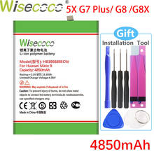 Wisecoco 4850mAh HB396481EBC Battery For Huawei Honor 5X For Huawei G7 Plus/ G8 /G8X Phone+Tracking Number 2024 - buy cheap