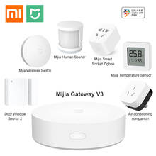 Xiaomi Smart Home Kit Mi Mijia Gateway V3 Zigbee Door Window Sensor Human Body Sensor Water Flood Leak Detect Work With Mi Home 2024 - buy cheap