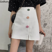 Skirts Women Simple All Match Hot Sale Kawaii Womens Korean Skirt Mini Harajuku Students Ulzzang Casual Slim Fit High Waist Chic 2024 - buy cheap