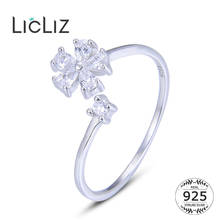 LicLiz-Anillo de Plata de Ley 925 con Circonia cúbica para mujer, sortija abierta, plata esterlina, Circonia cúbica, zirconia, circonita, circonita, zirconita, zirconita, color púrpura, ajustable, LR0825 2024 - compra barato