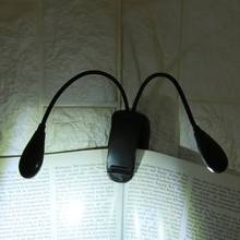 Braço flexível portátil candeeiro de mesa mesa brilhante usb led clipe de luz ajustável braçadeira-no livro luz quarto sala de estudo lâmpada de leitura 2024 - compre barato