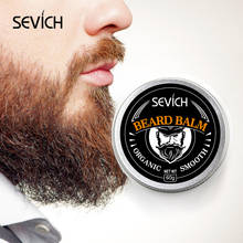 Sevich 30g&60g Beard Balm For Men Beard Care Styling Moisturizing Effect Beard Conditioner Organic Natural Beard Care Wax Balm 2024 - buy cheap