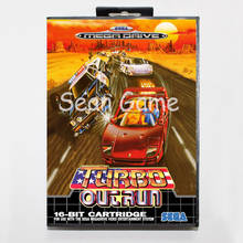 Elevata-tarjeta de juego de 16 bits para Sega Mega Drive Turbo Outrun, tarjeta de juego MD, cubierta con caja de venta al por menor 2024 - compra barato