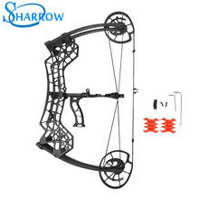 JUNXING M109F Archery Compound Bow 30-60LBS Catapult Dual-use Steel Ball Arrows Hunting Fishing Bow Shooting Accessories 2024 - buy cheap