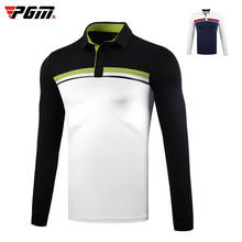 Mens Breathable Golf Long Sleeve T-Shirt Male Outdoor Sports Warm Tops Winter Autumn Soft Stand Collar Golf Apparel D0835 2024 - buy cheap
