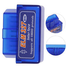 Hot sale Bluetooth V2.1 Mini Elm327 OBDII scanner OBD car diagnostic tool code reader 2024 - buy cheap