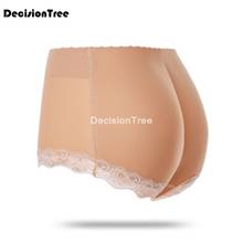 2022 feminino bumbum levantador shapewear enhancer acolchoado controle calcinha boyshort briefs fake buttock hip calças de renda roupa interior 2024 - compre barato