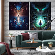 Pintura em tela abstrata pintados à mão bela floresta veados posters na parede anime arte sala de estar decoração da parede imagens 2024 - compre barato