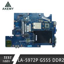 NAWA2 LA-5972P For Lenovo G555 notebook G555 laptop motherboard NAWA2 LA-5972P mainboard without GPU Test original mothebroard 2024 - buy cheap