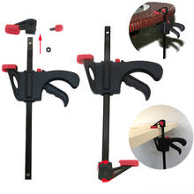 4 Polegada barra de trabalho madeira f braçadeira aperto catraca liberação diy aperto da mão braçadeira rápida velocidade liberação catraca espremer gadget madeira