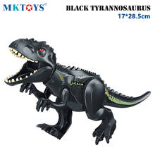MKTOYS Tyrannosaurus Rex Dinosaur Constructor Jurassic World Building Block Brick Pterosauria Indominus Dinosaurios de Juguete 2024 - buy cheap