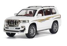 Hot sale 1:24 alloy pull back Prado car model,6-door classic collection ornaments,children's educational toys,free shipping 2024 - buy cheap